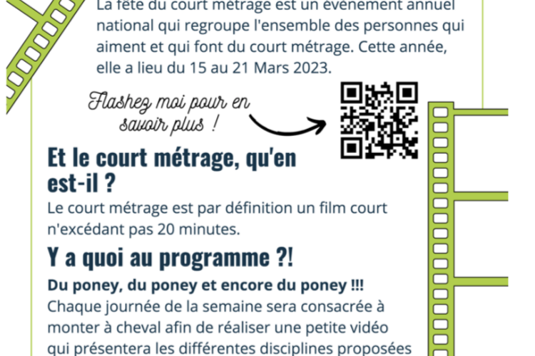 Image de stage création d'un court métrage